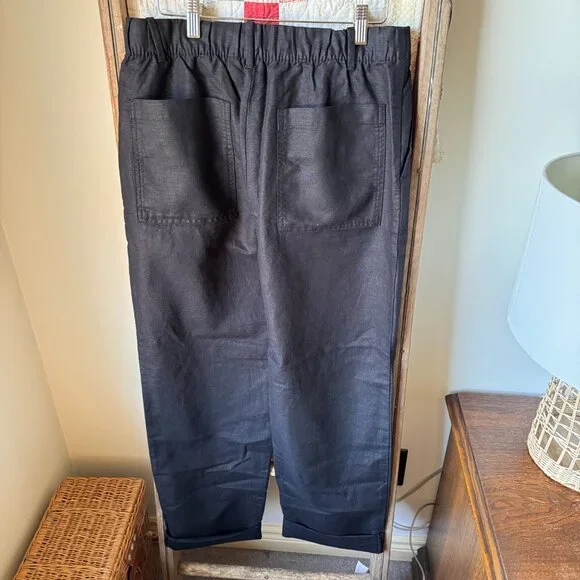 Gap High-rise Linen Blend Pants - Picture 2 of 9